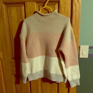 M/L multicolored GAP chunky sweater
